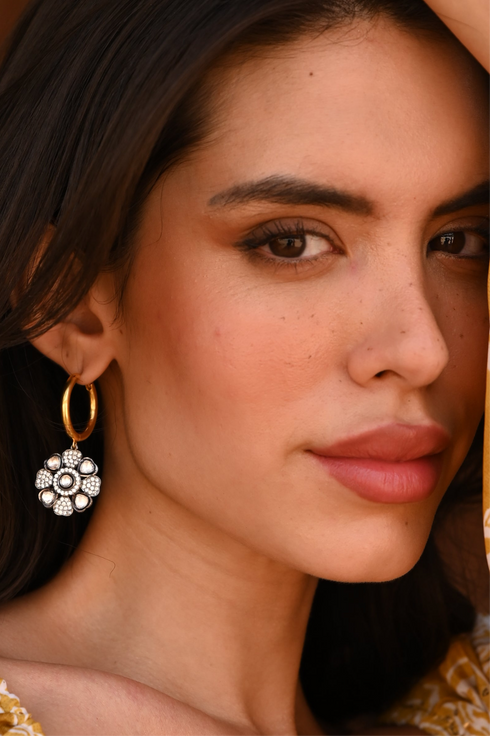 FLOWER PETAL HOOPS