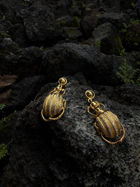 CELESTIAL SCARAB DANGLERS