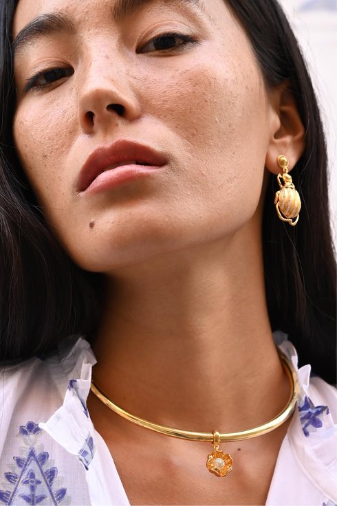 FLOWER TUBE CHOKER
