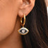 EVIL EYE HOOPS