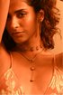 HIGH SHINE FLOWER CHOKER