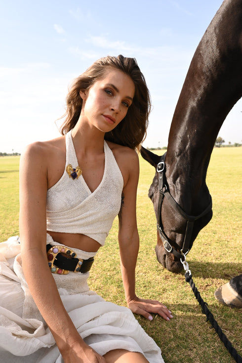 HORSE BROOCH