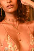 CUBAN CHAIN FLOWER NECKLACE
