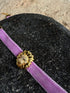 TIMELESS LION VELVET CHOKER