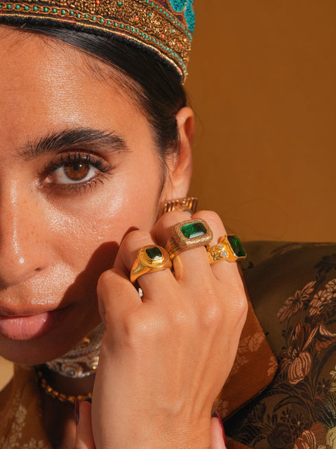MUGHAL HAMMERED RING