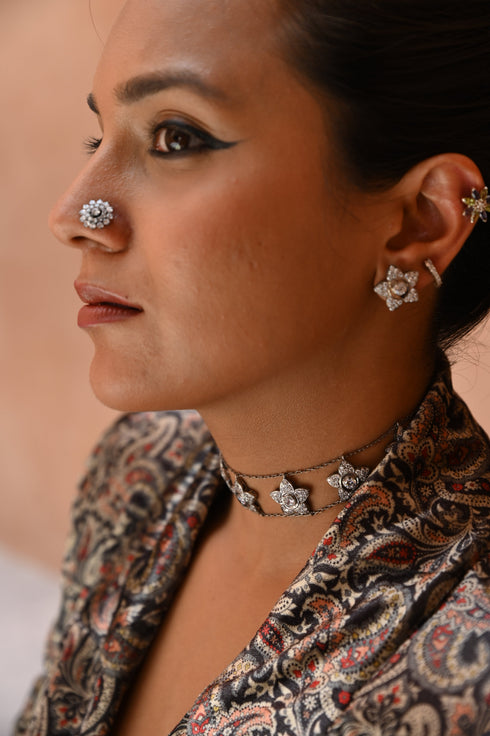 VICTORIAN SILVER EARRING