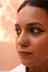 SILVER FLOWER NOSE PIN
