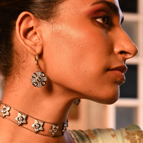 FLOWER PETAL HOOPS