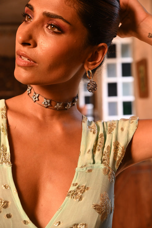 VICTORIAN SILVER CHOKER