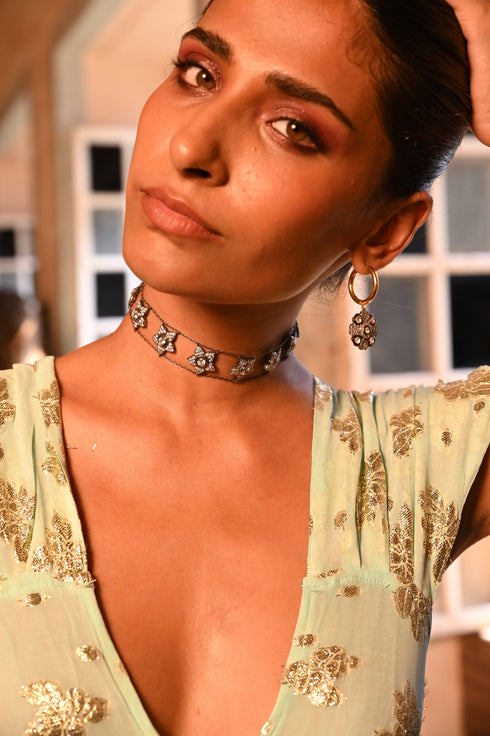 VICTORIAN SILVER CHOKER