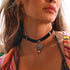 VICTORIAN STAR VELVET CHOKER
