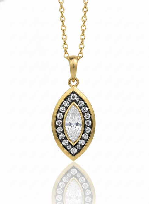EVIL EYE PENDANT ON CHAIN