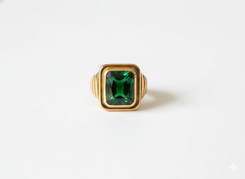VINTAGE GROOVED RING