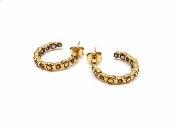 ARTISNAL DOUBLE HOOPS