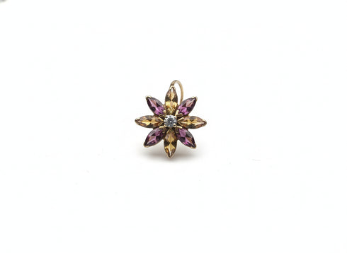 HIGH SHINE FLOWER NOSE PIN