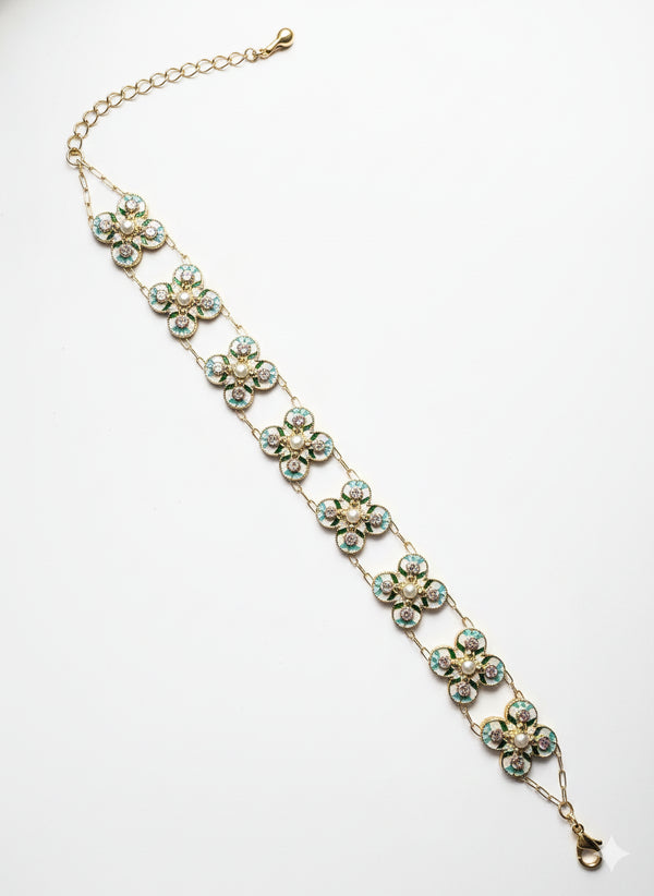 VICTORIAN ENAMEL CHOKER