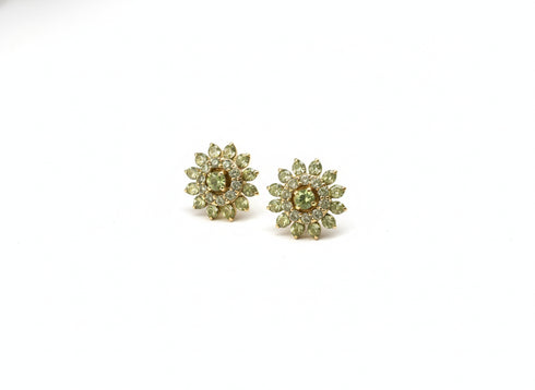 PERIDOT STUDS