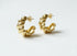 VINTAGE CROISSANT EARRINGS