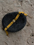 MUSTARD LION VELVET CHOKER