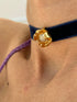 FLOWER VELVET CHOKER