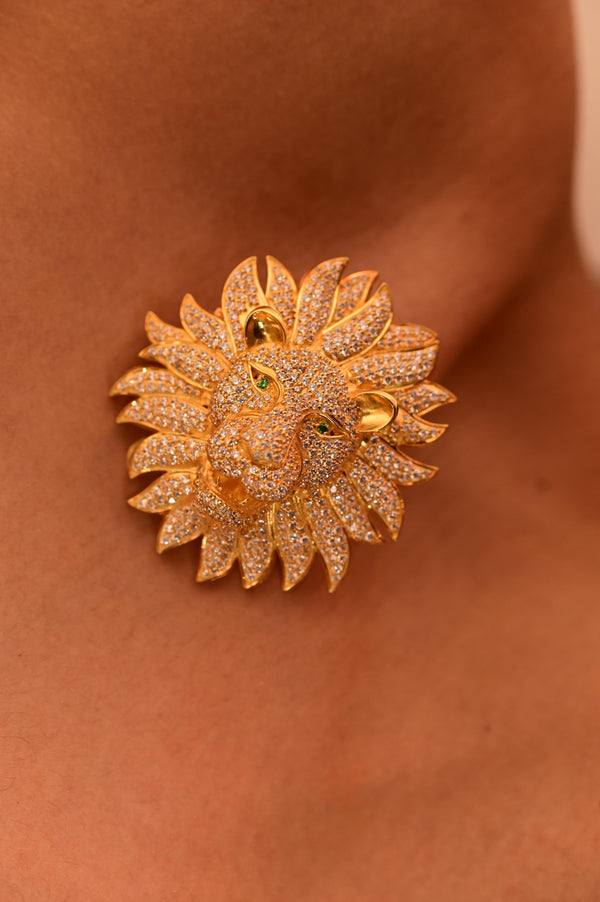 HERITAGE LION BROOCH
