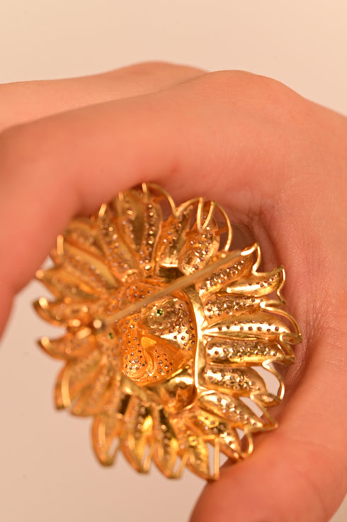 HERITAGE LION BROOCH