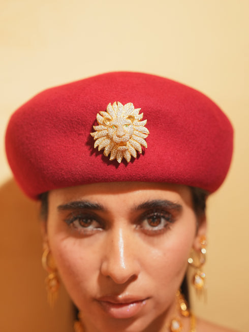 HERITAGE LION BROOCH