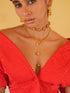 CUBAN CHAIN FLOWER NECKLACE