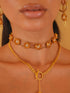 GOLD FLOWER CHOKER
